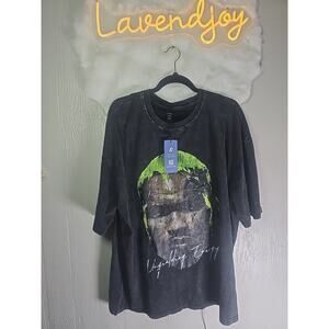 NWT Graphic Streetwear T-shirt Mens 2X Skater Indie Grunge Gorpe Goth School